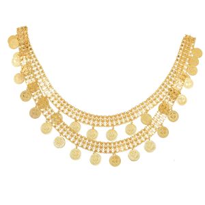 Vintage Gold Coin Tassel Metal Belly Belt Rhinestone Água Drop Cintura Cadeia para Mulheres Meninas Dança Partido Jóias Decoração - Product Image 2