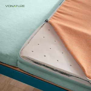 Colchón plegable POE del fabricante <span class=keywords><strong>nacional</strong></span> con funda verde para uso en dormitorio para internado escolar o práctica <span class=keywords><strong>de</strong></span> YOGA - Product Image 3