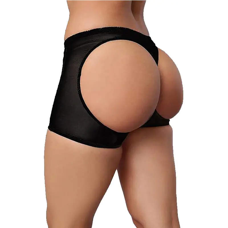 Kingjovem calcinha curta sexy de verão, calcinha com levantador de bumbum, preta, tamanho grande para mulheres, sexy