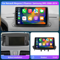 Android 10.0 Car Radio Carplay Video Player WIFI Multimedia Player pour Renault Megane 3 Fluence 2008-2014 DSP 2 Din 4G CE 9"