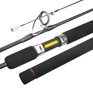 FGAME 1 Stück Angelrute aus Massivem Fiberglas 10-40lb 12-18KG Zugkraft Schwere Leistung Boot-Angelrute für Salzwasser-Trolling und Riffangeln auf Schnapper - Product Image 5