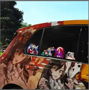 Su geçirmez 18 + seksi kız sıcak kız çıkartmaları 3D Anime Sticker Waifu çıkartması merceksi 3D hareket Sticker araba dizüstü buzdolabı için