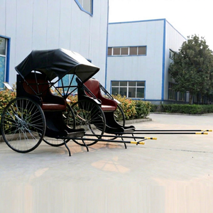 Véhicule à 3 roues et 2 places, à traction manuelle, ancien modèle, en promotion, avec châssis en acier Q235B, marque Zhenda - Product Image 1