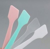 Spatules cosmétiques en plastique, spatule grattoir, spatule de mélange pour crème et masque facial, outil de préparation pour soins de la peau et maquillage