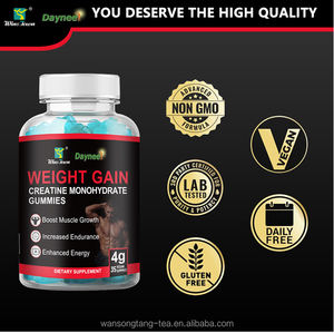 Integratore per l'Aumento della Massa Muscolare Maschile, Creatina Monoidrato Naturale per Uomini, Gommose per Aumento di Peso e Massa Muscolare - Product Image 3