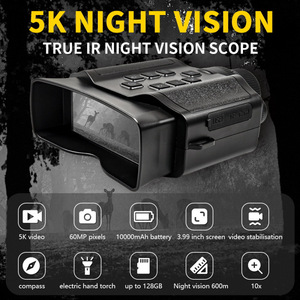 กล้องส่องทางไกลมองกลางคืน เซ็นเซอร์ CMOS 60MP กล้องเฝ้าระวังกลางแจ้งแบบพกพา ใช้ได้ทั้งกลางวันและกลางคืน - Product Image 2