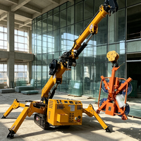 Grue araignée RST L-740 de 10 tonnes, électrique, hydraulique, télescopique, sur chenilles, pour utilisation en logistique d'entrepôts industriels européens
