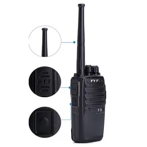 Usine Vente Directe Talkie-walkie TYT T5 5W VHF 400-470MHz 16CH 1100mAh Batterie à Deux Voies radio
