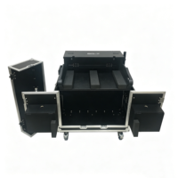 Flight case hydraulique OEM pour table de mixage numérique Allen&Heath SQ-7 – Support de transport pour mixage sonore numérique en direct