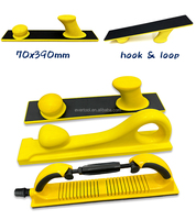 EVERTOOL Bloc de ponçage manuel sans poussière 390*70mm, tampon de ponçage manuel, outil abrasif pour le ponçage automobile, du bois et du métal