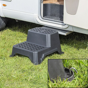 Marches doubles portables en plastique conformes à la norme EN14183 pour caravanes, pièces de camping-car - Product Image 4