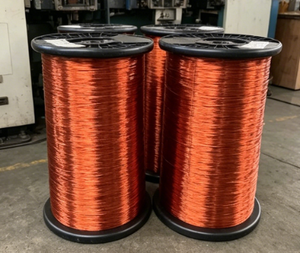 Fil d'aluminium émaillé KINGDE Classe 180, 300V, haute résistance à la chaleur pour bobinage de moteur, modèle QZYL-2/180 - Product Image 3