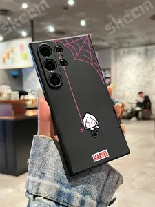 Coque de téléphone Marvel <span class=keywords><strong>Spiderman</strong></span> pour couple, compatible avec Samsung Galaxy S24 S23 S22 Ultra Plus 5G S20 FE A73 A72 A71 A55 A54 A51 A50 A35 A15 - Product Image 6