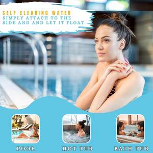 Lot de 2 Absorbeurs de Saleté Haute Efficacité Écologiques pour Jacuzzi, Éponge Réutilisable pour Nettoyage de Surface de Piscine - Product Image 2