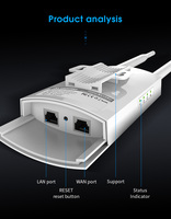 Comfast ew71 OEM-punto de acceso inalámbrico para exteriores, punto de acceso WiFi de largo alcance, 300Mbps