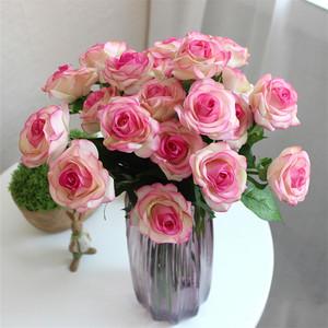 Rose artificielle en soie au toucher réel, magnifique fleur, bouquet floral pour mariage, décoration de fête à domicile, décoration de Noël, cadeau de la Saint-Valentin - Product Image 4