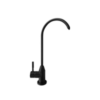 Cuisine moderne en acier inoxydable 304 minimaliste assorti avec purificateur d'eau robinet noir or acier inoxydable brossé couleur