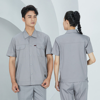 Tenue de travail de mécanicien respirante d'été personnalisée Tenues de travail de sécurité à manches courtes pour la construction