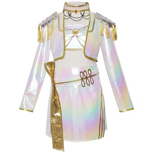 Disfraz <span class=keywords><strong>de</strong></span> Bruja <span class=keywords><strong>de</strong></span> Spandex para Adultos Mirazoy Rumi Laser, Inspirado en Películas y Series <span class=keywords><strong>de</strong></span> TV, Vestido <span class=keywords><strong>de</strong></span> Escenario Secundario Unisex para Halloween - Product Image 3