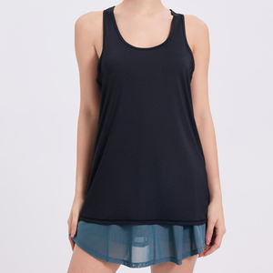 Nueva Camiseta Deportiva sin Mangas para Mujer 2026 de Verano, Ligera, con Malla Calada y Parches, Espalda Cruzada, Ideal para Yoga y Fitness Casual - Product Image 4