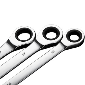Llave de trinquete doble fija pulida a espejo de doble cabezal de liberación rápida 6-36mm de alto torque para reparación automotriz al por mayor - Product Image 4