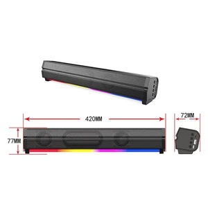 FANSBE Petit mini ordinateur domestique <span class=keywords><strong>TV</strong></span> 3D Surround <span class=keywords><strong>Barre</strong></span> <span class=keywords><strong>de</strong></span> <span class=keywords><strong>son</strong></span> Bluetooth LED RVB <span class=keywords><strong>de</strong></span> haute qualité avec radio FM Subwoofer - Product Image 4