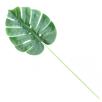 Petit paysage de mousse artificielle dans un pot en céramique Mini plantes vertes artificielles pour la décoration de bureau à domicile Terrarium artificiel Monstera