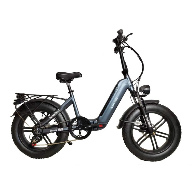 Factory's Portable Folding Electric Bike 48V 500W Lithium Integrated Battery Fat Tire for Commuting