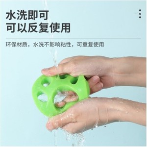 <b>Cat</b> Paw Lint Roller Silicone Washable <b>Clothes</b> Dust Remover Green - Product Image 4