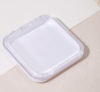 Nouveau Type boîte en plastique renforcée Portable acrylique fausse presse sur boîte d'emballage d'ongles outils à ongles
