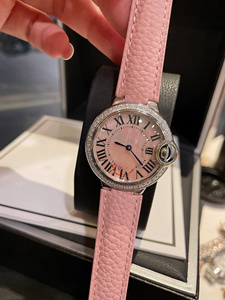 Fashionable Trendy Mechanical Watch With Sapphire Crystal Mirror Scratch Resistant Wear-Resistant Lychee Patterned Leather Strap - Product Image 3
