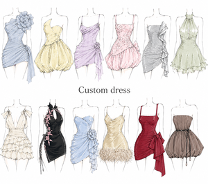Robe Courte Femme Designer, Vêtements Personnalisés <span class=keywords><strong>de</strong></span> Haute Qualité, Fabricant à Faible MOQ, Robe Mini Sexy, Élégante et Décontractée pour l'Été - Product Image 1