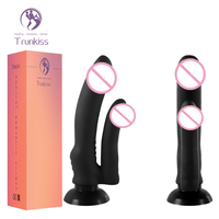 Consolador vibrador de doble cabeza de alta calidad, producto para adultos, Material de silicona, vibración multifrecuencia, juguete sexual femenino, consolador eléctrico