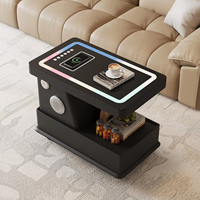 Table d'appoint intelligente avec chargeur sans fil et haut-parleur Bluetooth pour salon CJ12, directement de l'usine #