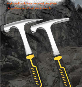 หัวค้อนเจาะหินอุตสาหกรรมแบบ DIY สำหรับงานธรณีวิทยา ปลายแหลม น้ำหนัก 600 กรัม ลดแรงกระแทก ด้ามจับโค้งรับมือ ปรับแต่งได้ตามต้องการ ผลิตตามแบบ OEM คาร์บอน - Product Image 5