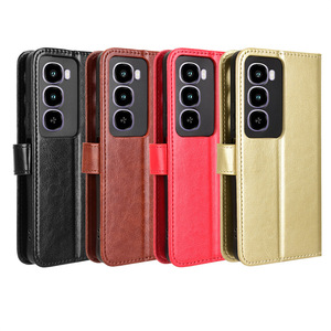 Étui de téléphone portefeuille en cuir TPU motif Crazy Horse pour <span class=keywords><strong>Itel</strong></span> City100 4G étui de téléphone portable de luxe - Product Image 6