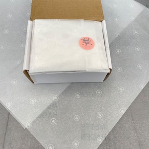 Individuelles Seidenpapier mit Logo Großhandel Schwarz Weiß Unbeschichtetes Seidenpapier Kundenspezifisches Logo Maßgeschneidert für Markenverpackungen - Product Image 1