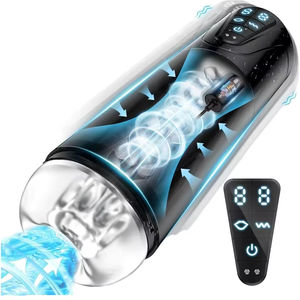 Elektrische Masturbator Cup 10 Vibraties met 10 Zuigstanden, Seks Speelgoed voor Mannen <span class=keywords><strong>Solo</strong></span> Seks Speelgoed Masturbatie - Product Image 1