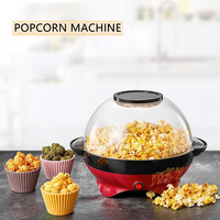 Machine commerciale professionnelle de pop-corn d'air chaud de Offre Spéciale électrique automatique cadeau de noël d'acier inoxydable