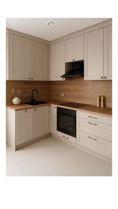 Armoires sur mesure vert menthe forestière pour toute la maison, espace <span class=keywords><strong>familial</strong></span> compact, friteuse à air intégrée, armoires ouvertes, rangement ample, facile à nettoyer - Product Image 4