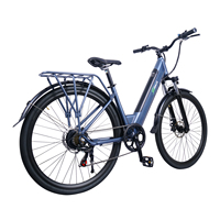Bicicleta Eléctrica Urbana para Mujer 700C, 250W, 10Ah/10.5Ah, Precio Económico, Nuevo Modelo, Gran Venta en la UE