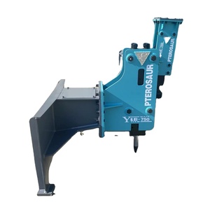 Minipala pala idraulica Post Driver palo martello escavatore usato Post Driver - Product Image 1