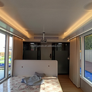 Nhà nổi sang trọng thiết kế đổ bộ Casa flutuante cài đặt sẵn hệ thống nhà thông minh không gian viên nang biệt thự ven sông sống - Product Image 6