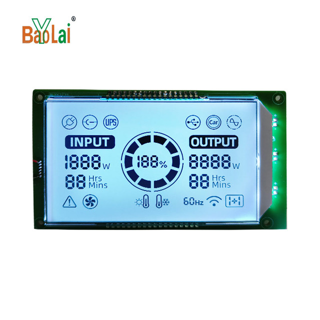 TN Monochrome LCD Display 29pin HTN/TN Positive 6-digits Segment LCD Panel no HTN LCD