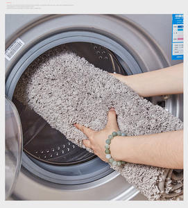 Alfombra <span class=keywords><strong>de</strong></span> Baño <span class=keywords><strong>Antideslizante</strong></span> Súper Absorbente <span class=keywords><strong>de</strong></span> Agua, Alfombra <span class=keywords><strong>de</strong></span> Piso <span class=keywords><strong>de</strong></span> Baño Cuadrada <span class=keywords><strong>de</strong></span> TPR con Pelo Largo, Alfombra <span class=keywords><strong>de</strong></span> Puerta <span class=keywords><strong>para</strong></span> Decoración del Hogar y Dormitorio - Product Image 4