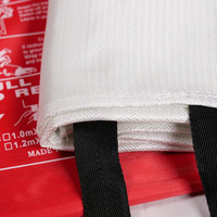 Couverture anti-feu en fibre de verre ignifuge de type nouveau, sur mesure, pour pompiers