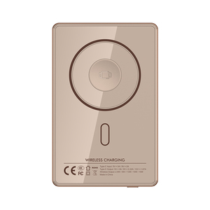 <span class=keywords><strong>Prix</strong></span> de gros d'usine 5000mah Banque d'alimentation magnétique Banque d'alimentation portable sans fil pour téléphone avec support pour téléphone - Product Image 2