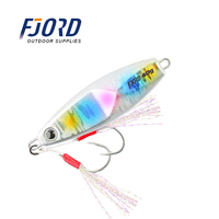 Leurre de pêche en alliage de plomb FJORD 10g-60g, leurres nageurs pour la pêche en rivière, lac et eau salée, jigging, appât artificiel