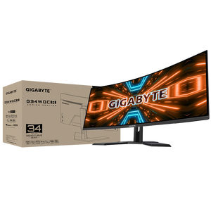 Gigabyte g34wqc 34 \ "cong va chơi game màn hình 1500r 3440x1440 độ phân giải 144Hz 350 CD/m2 120% sRGB 1ms mprt cho máy tính để bàn dp - Product Image 6