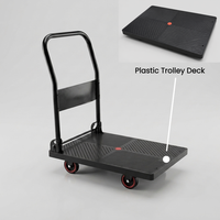 Planche de pont pour chariot en plastique moulé par injection OEM de grande taille, texture antidérapante, bords arrondis de sécurité, structure renforcée, ISO 9001